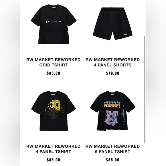 RW Market Reworked 3 Panel Tshirt - Picture 2 of 6